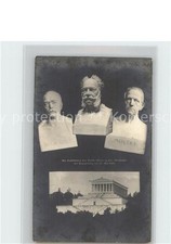 Walhalla Enthuellung Moltke-Bueste Bismarck Wilhelm I. 