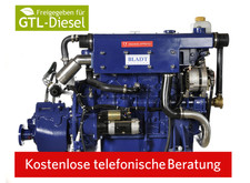 Innenborder, Schiffsdiesel, BLADT DIESEL 90 PS