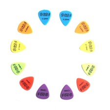 12x Matte Gitarren-Plektren