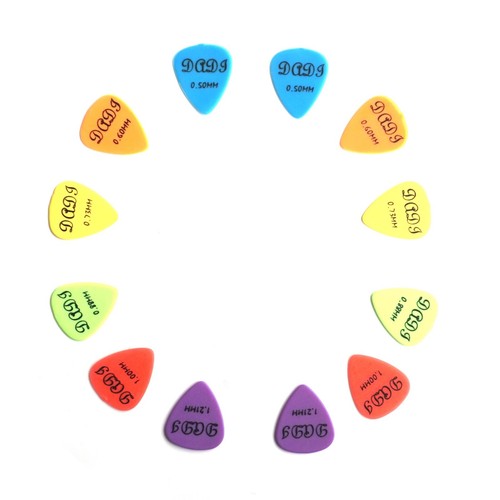 12x matte gitarren - 12x, gitarren-plektren