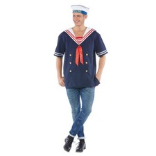 Matrosenhemd dunkelblau mit