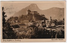 AK Burg Kufstein/ gelaufen vom 5.VI.1938/Brandenberger Alpen
