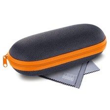 FEFI® – Leichtes Hardcase Brillenetui - Sport- und Sonnenbrillen Etui + Putztuch