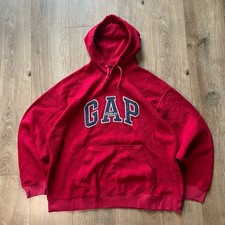 GAP fleece Hoodie (L) rot