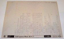 Ersatzteilkatalog auf Microfich VW Golf III 3 Syncro Allrad Typ 1H ab 1993!