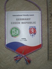 Wimpel Länderspiel * Deutschand - Tschechien * Leipzig 2020 DFB UEFA Czech FACR