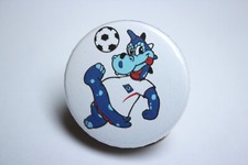 Button Dino Hermann HSV Pin Anstecker 37 mm Fußball Ultra kein Trikot Hamburg