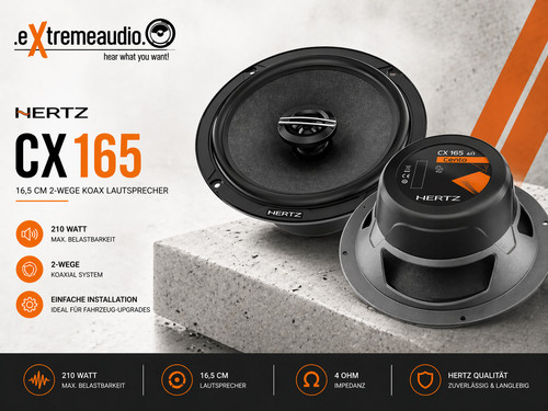 Hertz cx165 5cm - cx165, 2-wege