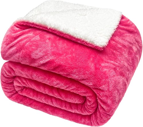 Kuscheldecke sherpa flauschig - sherpa,