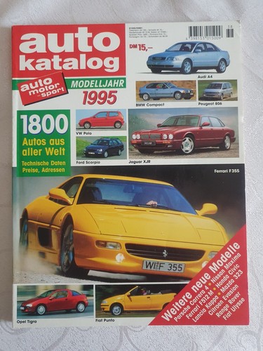 Auto katalog modelljahr 1995 - modelljahr,