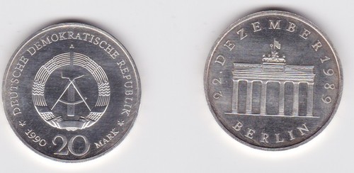 Ddr gedenk münze - münze, 20