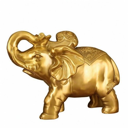 Elefantenfigur mit trompete - elefantenfigur,