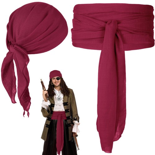 Piratenkostüm zubehör set - piratenkostüm,