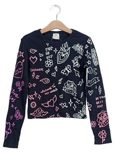 Zara mädchen langarmshirt - langarmshirt, gr
