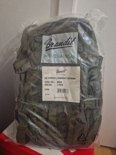 Brandit rucksack unisex oliv - unisex,