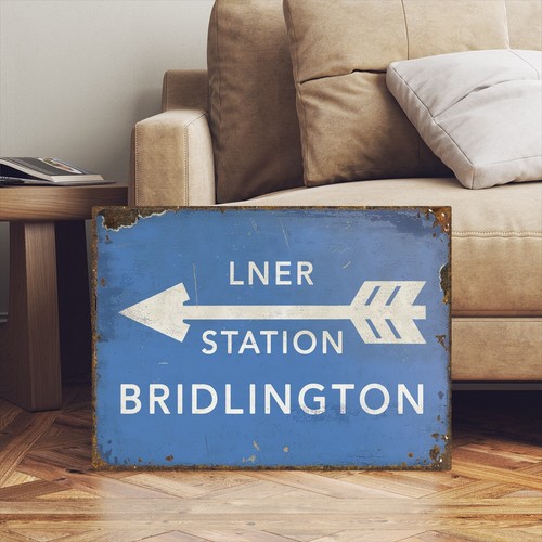 Vintage style english railway - style,