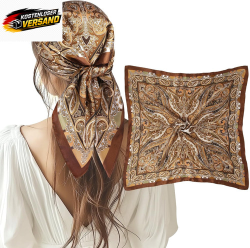 Haar schal bandana - bandana, satin