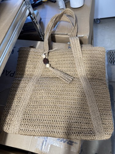 Damen strandtasche basttasche - damen,