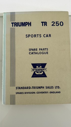 Triumph tr250 parts catalogue - tr250,
