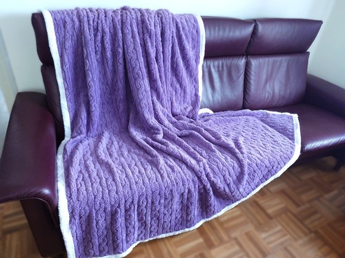 Dicke flauschige kuscheldecke - flauschige,