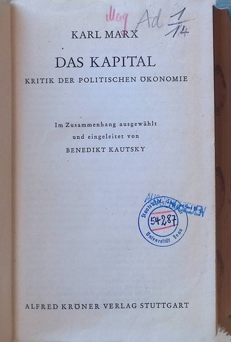 Das kapital kritik polit - kapital, :