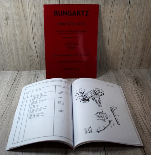 Bungartz ersatzteilliste - t8-da,