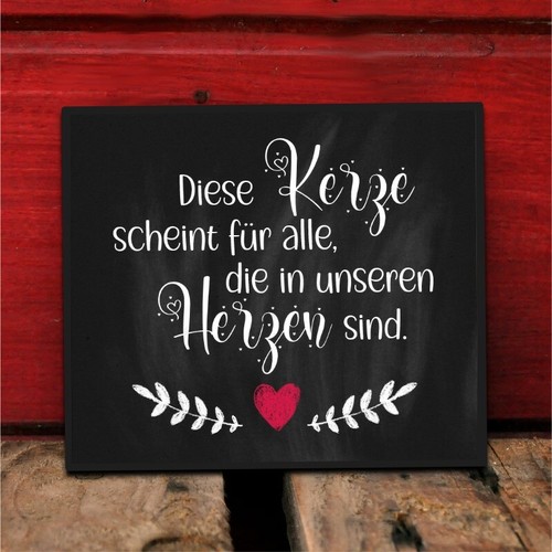 Hochzeitsschild diese kerze - diese,