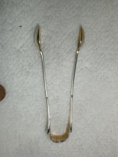 800 silber zuckerzange - silber,