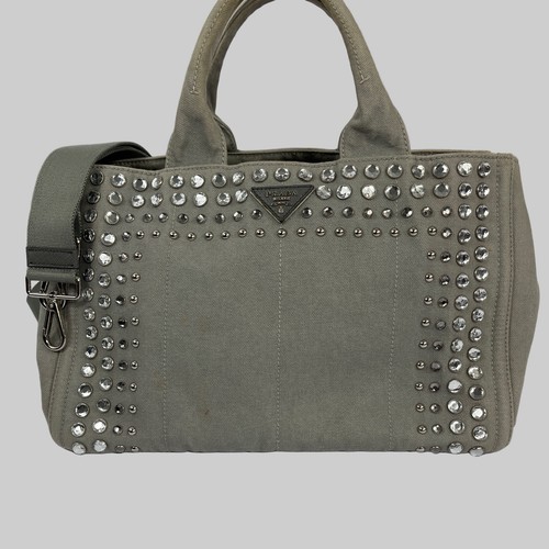 Prada canapa tote stoff - canapa, (stoff