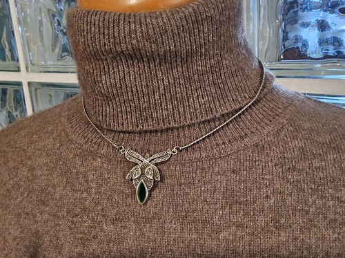 Silber collier kette - , mit