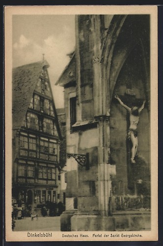 Ansichtskarte dinkelsbühl - ansichtskarte,