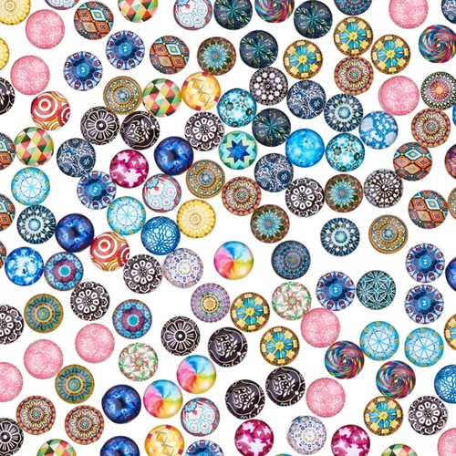 Mosaiksteine glasnuggets rund - glasnuggets,
