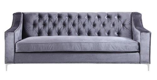 Silber dreisitzer chesterfield - silber,