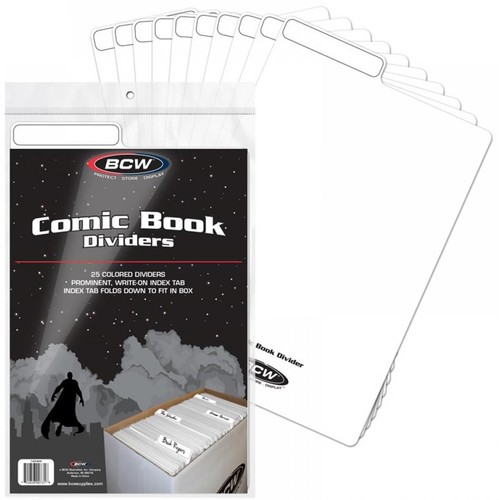 Bcw comic dividers - dividers, 25