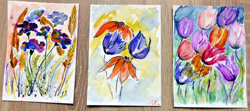 Aquarellbilder original - 3,