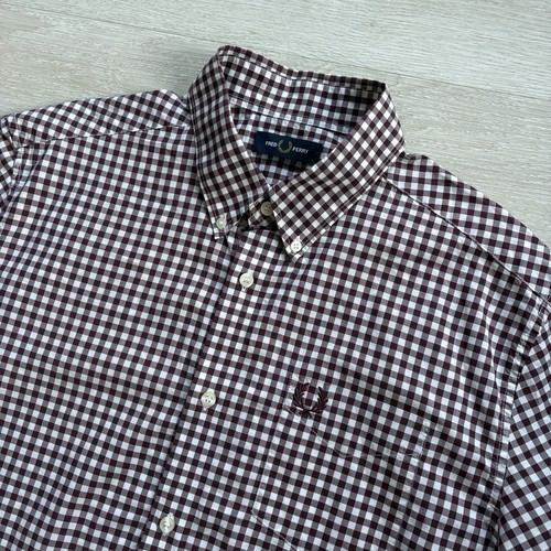 Fred perry kurzarm karohemd - perry,
