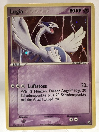 Pokemon lugia ex verborgene - lugia,,