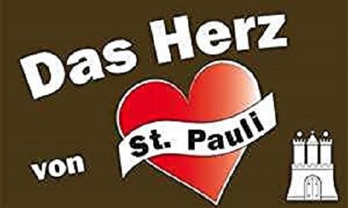 Fahne flagge das herz von - von, st