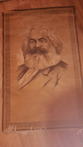 Teppich wandteppich karl marx - wandteppich,