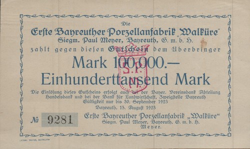 Bayreuth porzellanfabrik - bayreuth,