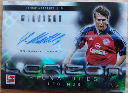 Lothar matthäus topps card - lothar,