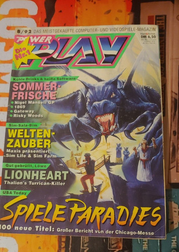 Powerplay 1992 commodore - powerplay, 8/92