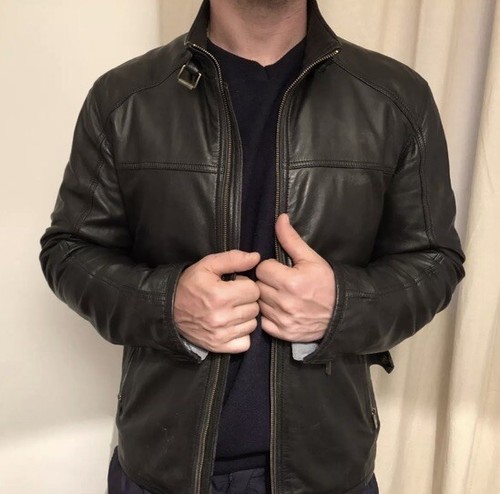 Massimo dutti lederjacke nappa - dutti,