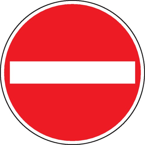 Schild verkehrszeichen - schild, i