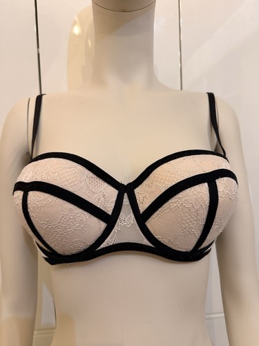 Damen 85c creme schwarz - damen,