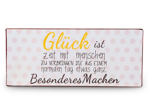Formano türschild glück ist - "glück,