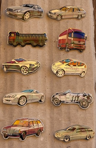 10x mercedes benz pin - 10x,