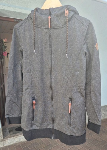 Damen kapuzenjacke dunkelgrau - damen,
