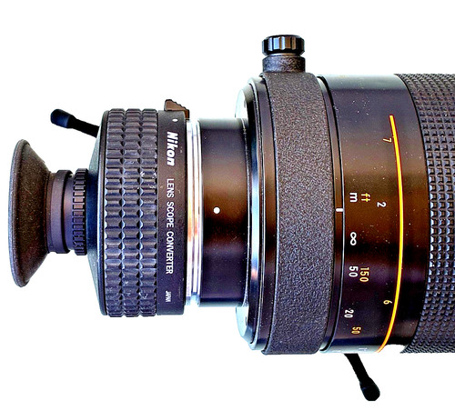 Nikon lens scope converter - lens,