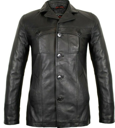 Herren lederblazer ledermantel - herren,